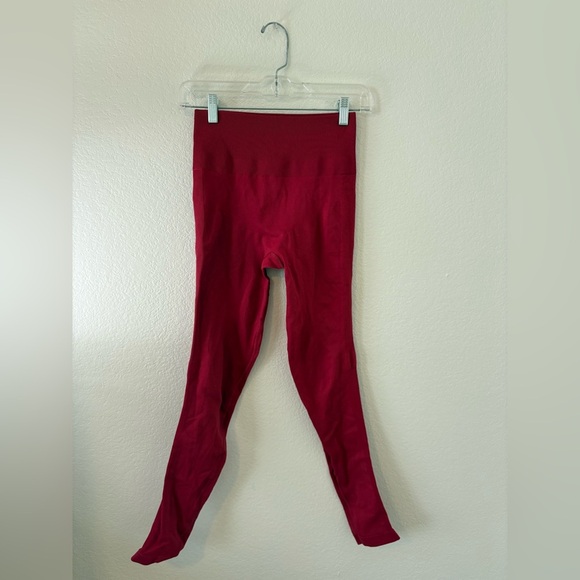 lululemon athletica Pants - lululemon athletica Red Leggings ‘35 1/2